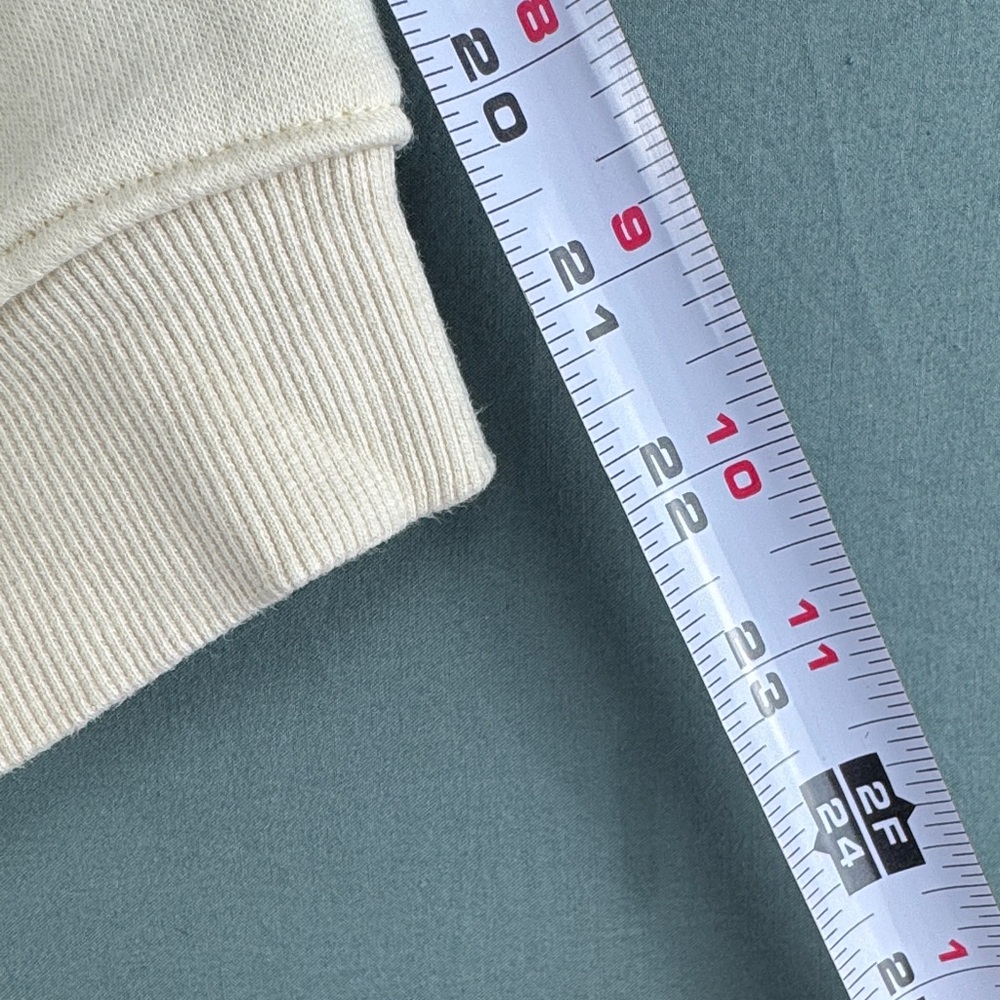 Gucci Cream Pullover Hoodie with Green and Red Stripe Logo - Picture 11 of 11
